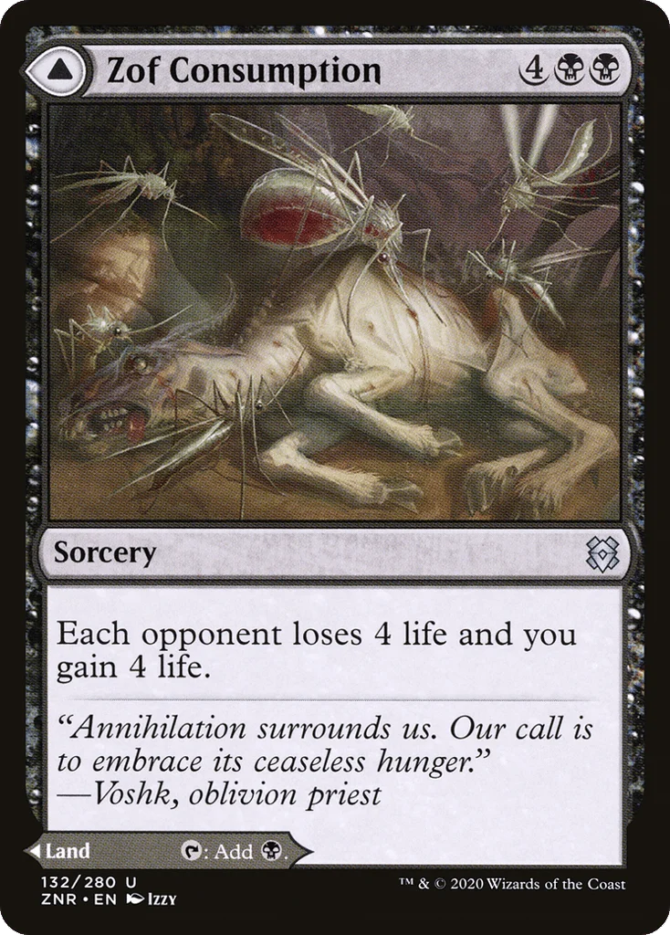 Zof Consumption // Zof Bloodbog · Zendikar Rising