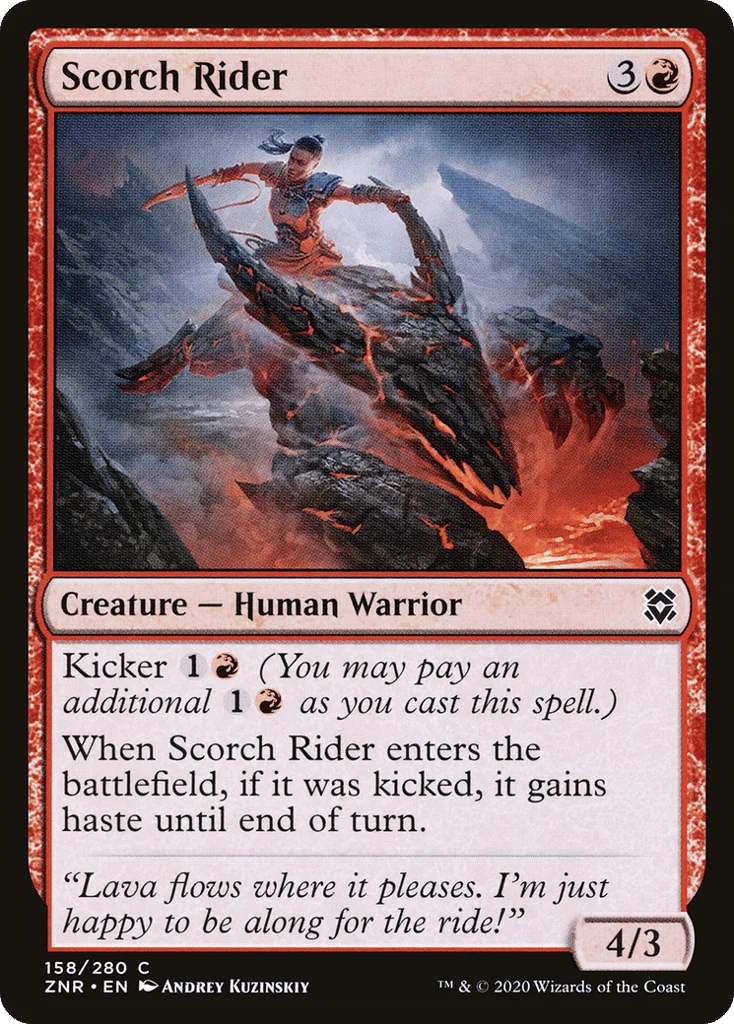 Scorch Rider · Zendikar Rising