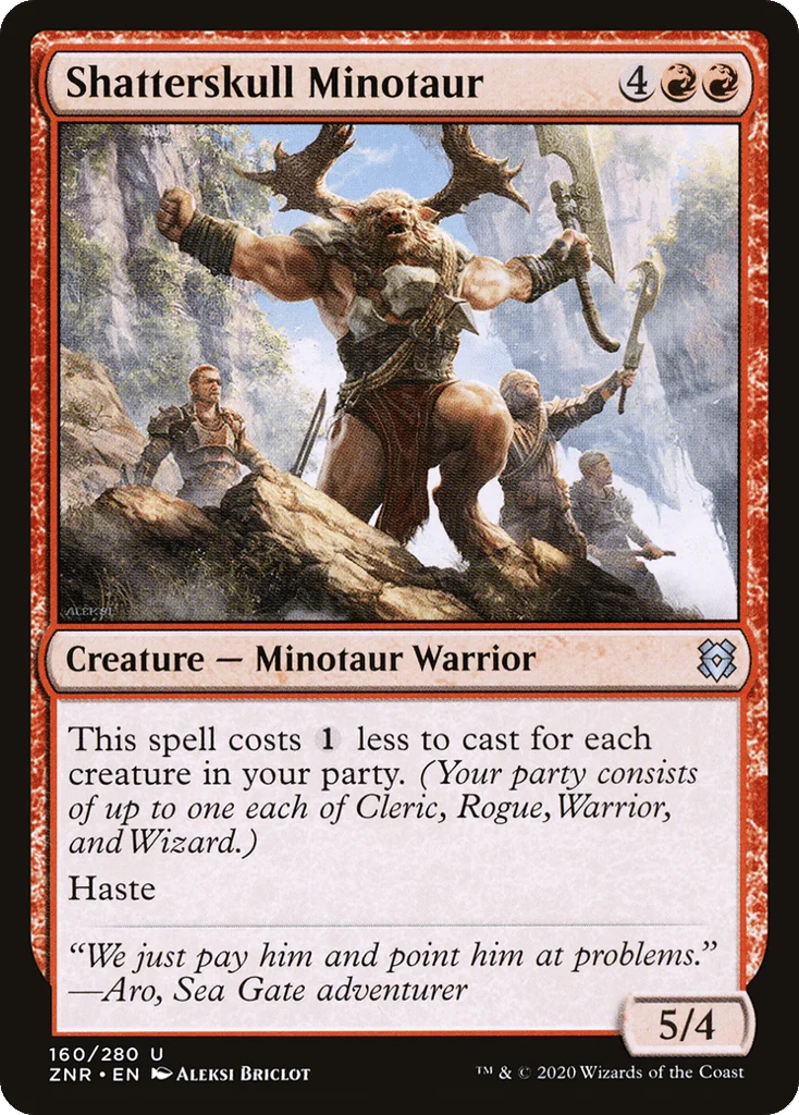 Shatterskull Minotaur · Zendikar Rising