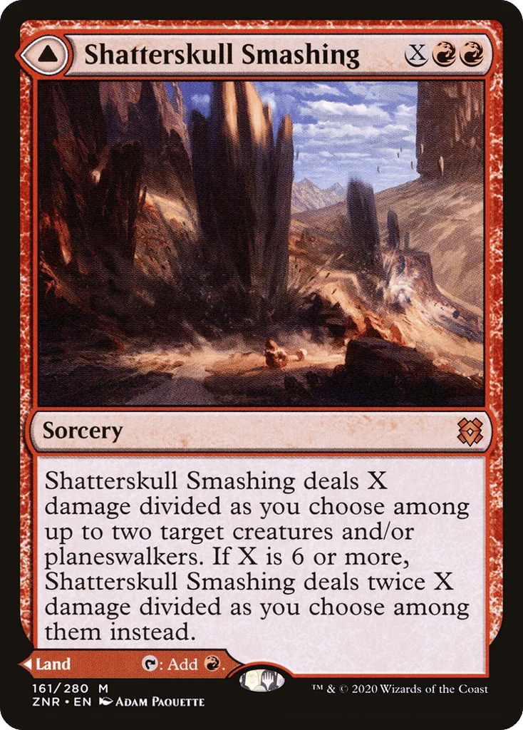 Shatterskull Smashing // Shatterskull, the Hammer Pass · Zendikar Rising