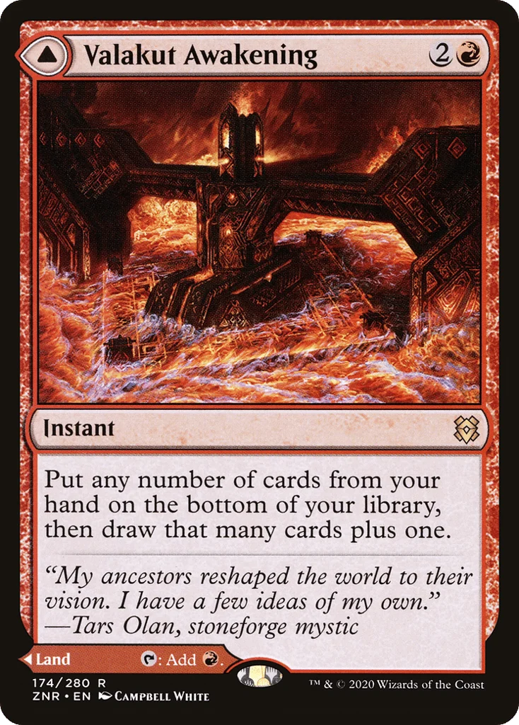 Valakut Awakening // Valakut Stoneforge · Zendikar Rising
