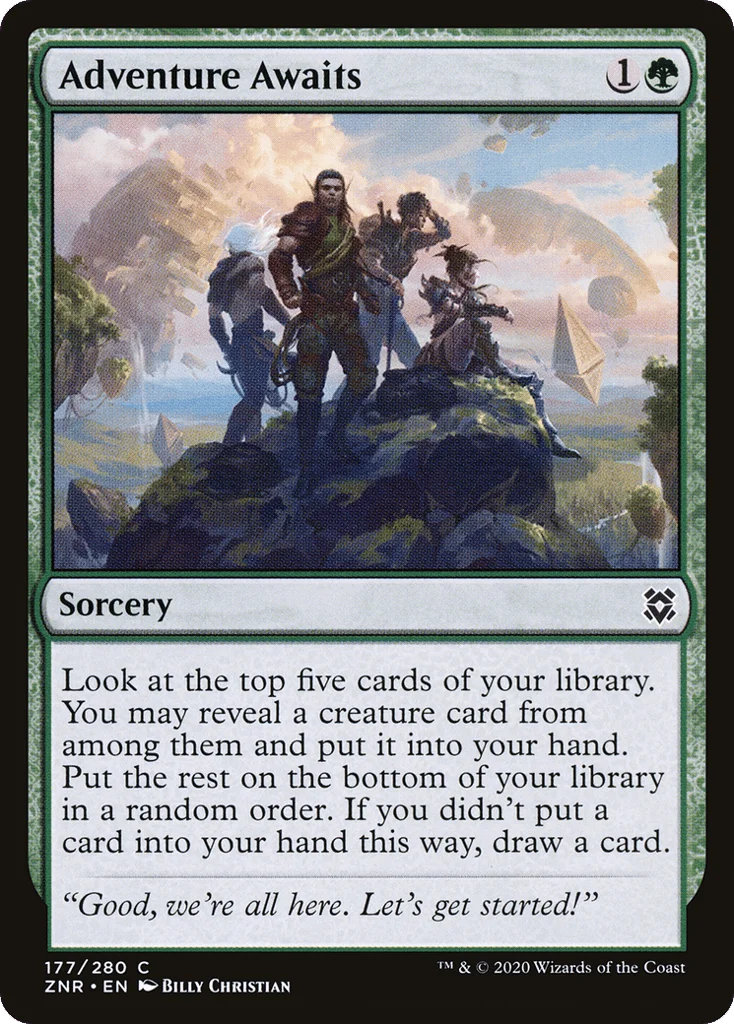 Adventure Awaits · Zendikar Rising