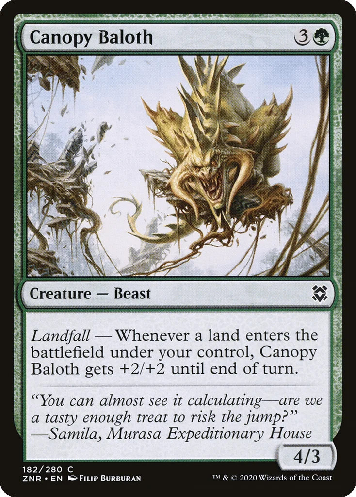 Canopy Baloth · Zendikar Rising