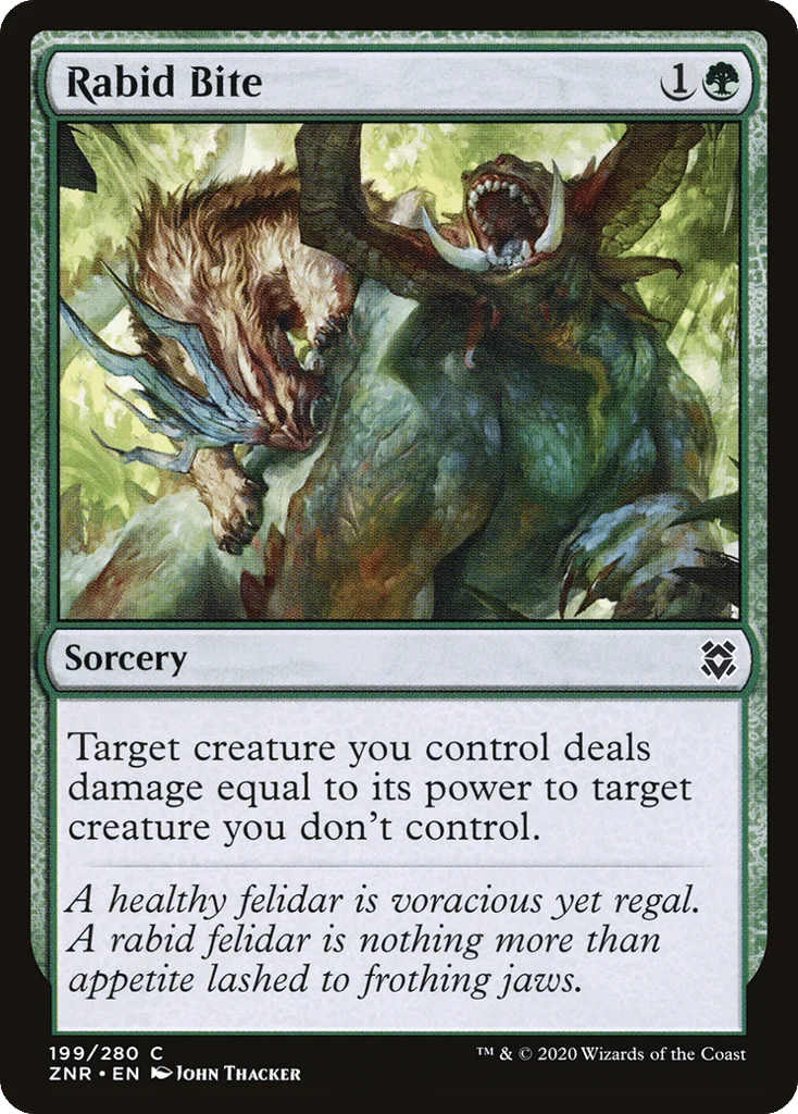 Rabid Bite · Zendikar Rising