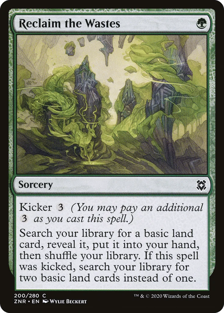 Reclaim the Wastes · Zendikar Rising