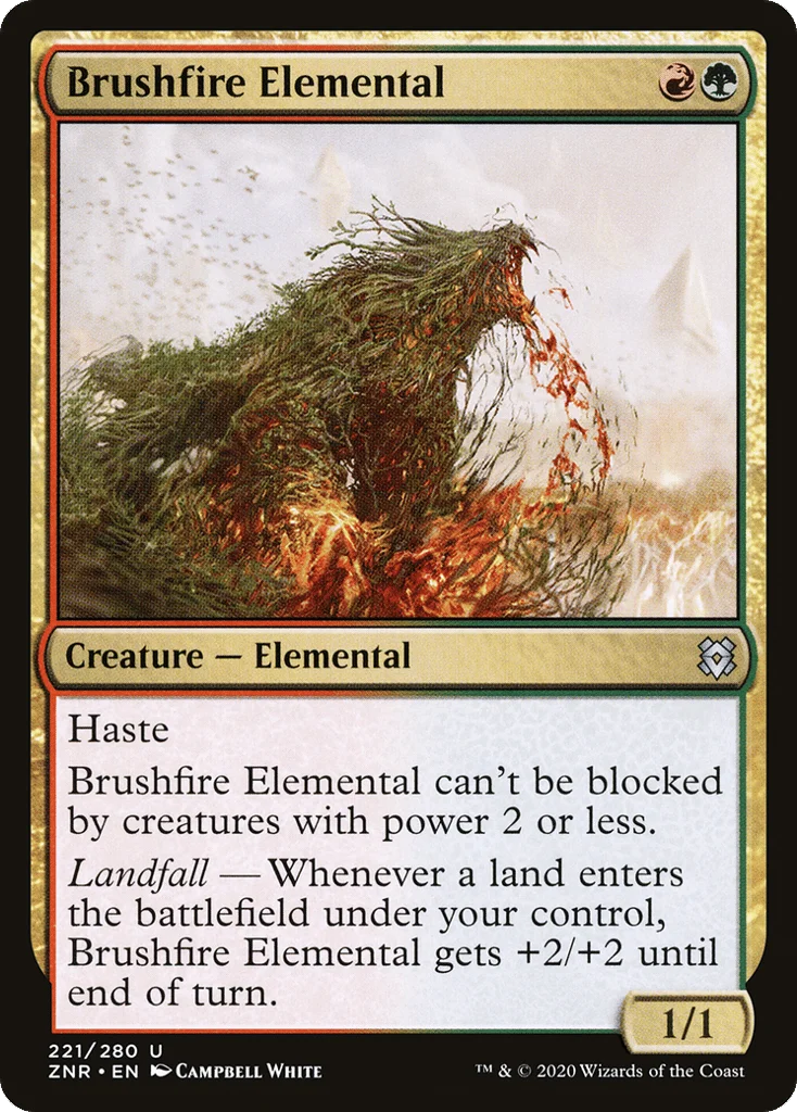 Brushfire Elemental · Zendikar Rising