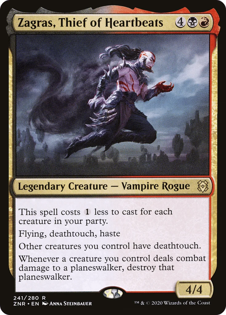 Zagras, Thief of Heartbeats · Zendikar Rising