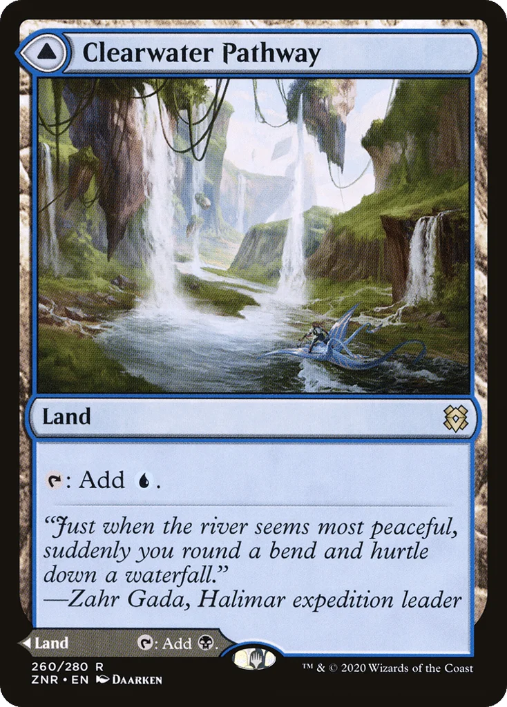 Clearwater Pathway // Murkwater Pathway · Zendikar Rising