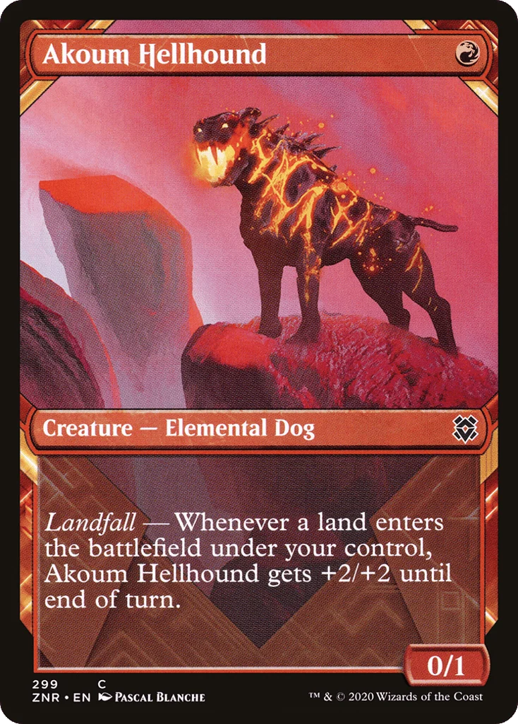 Akoum Hellhound · Zendikar Rising