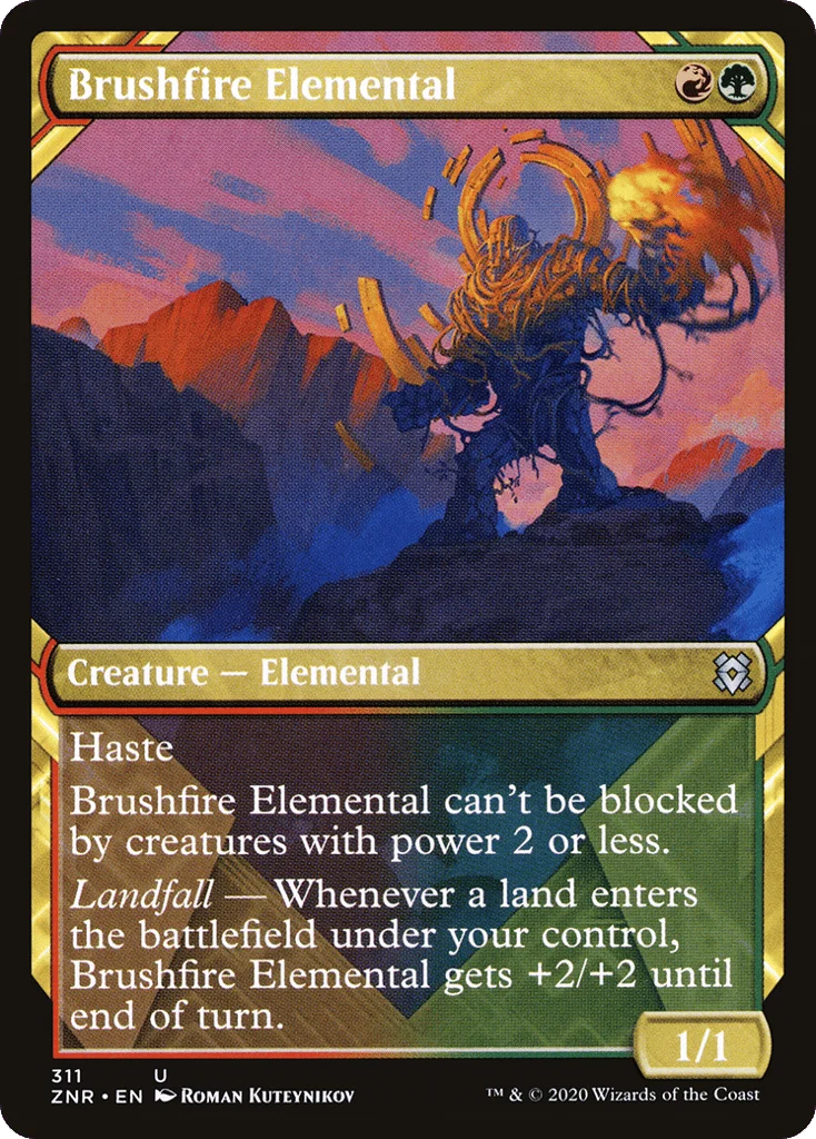 Brushfire Elemental · Zendikar Rising