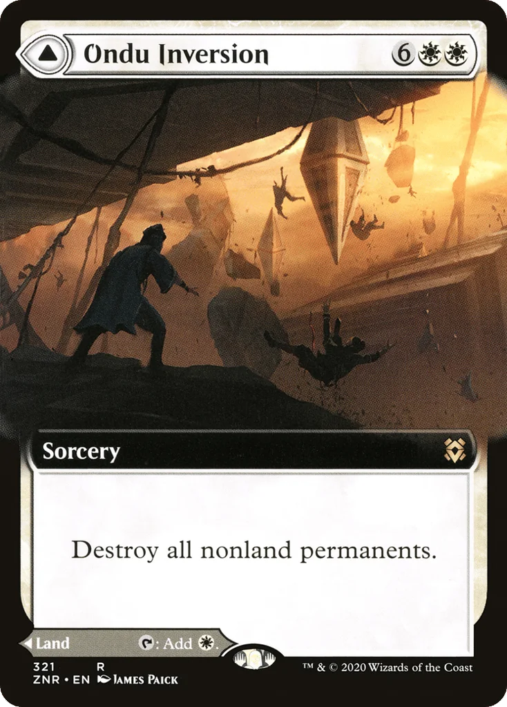 Ondu Inversion // Ondu Skyruins · Zendikar Rising