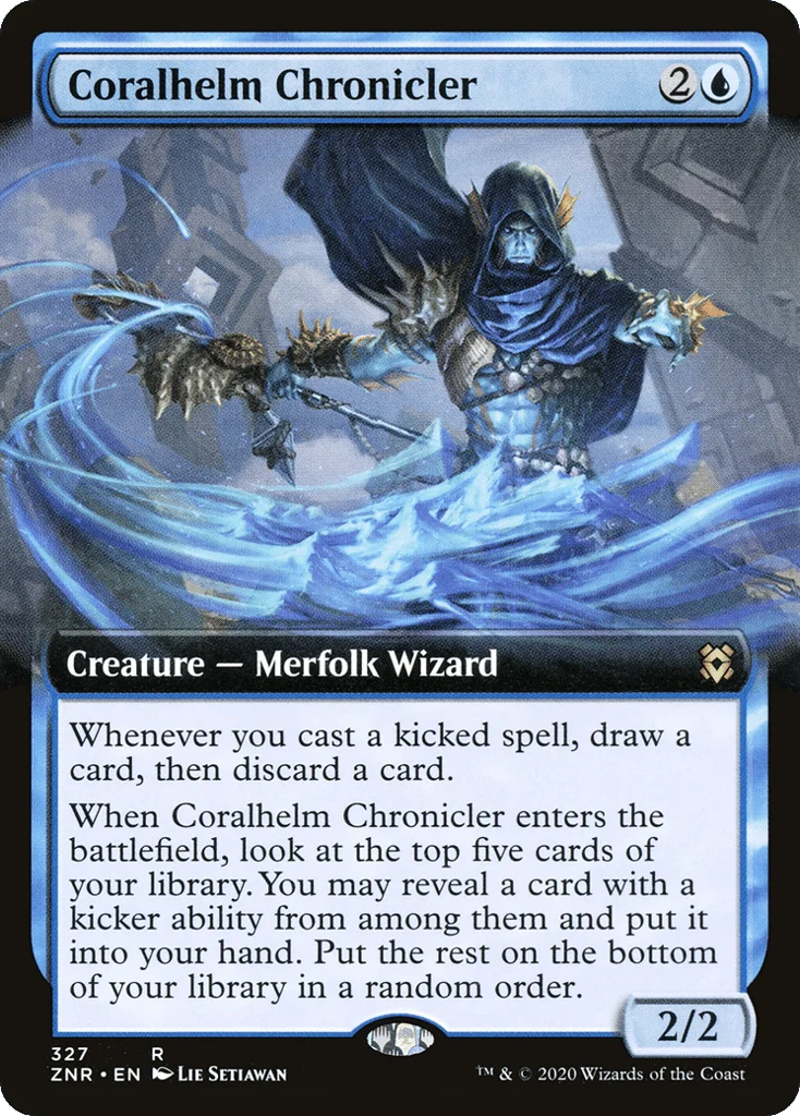 Coralhelm Chronicler · Zendikar Rising