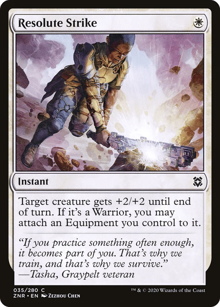Resolute Strike · Zendikar Rising