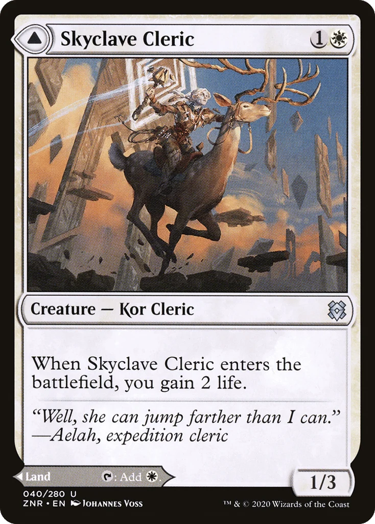 Skyclave Cleric // Skyclave Basilica · Zendikar Rising