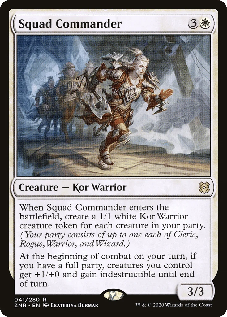 Squad Commander · Zendikar Rising