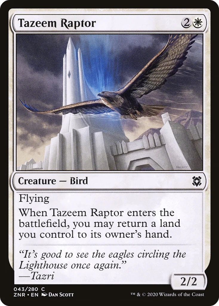 Tazeem Raptor · Zendikar Rising