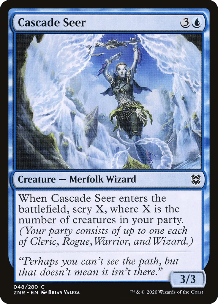 Cascade Seer · Zendikar Rising