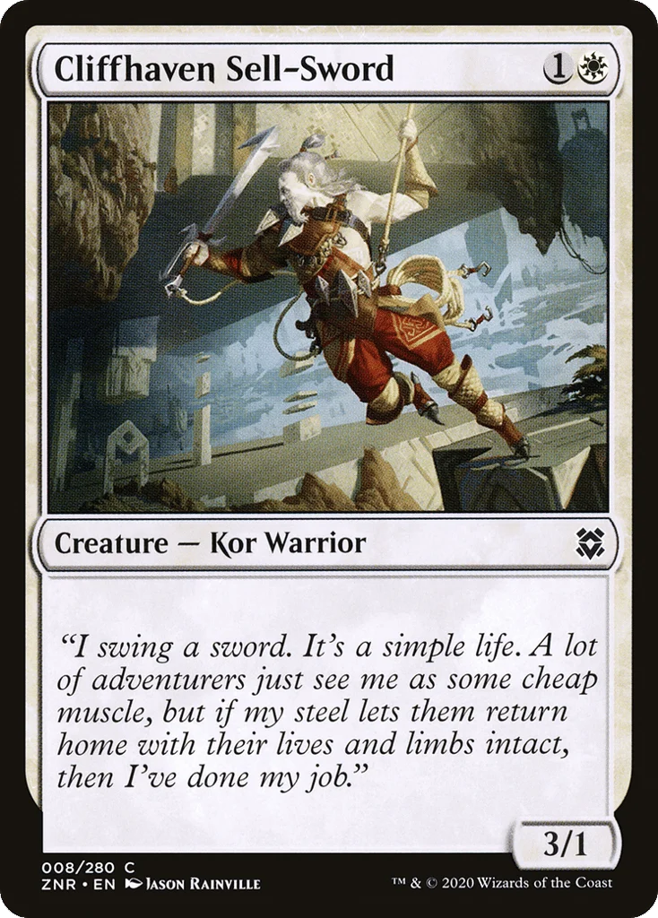 Cliffhaven Sell-Sword · Zendikar Rising