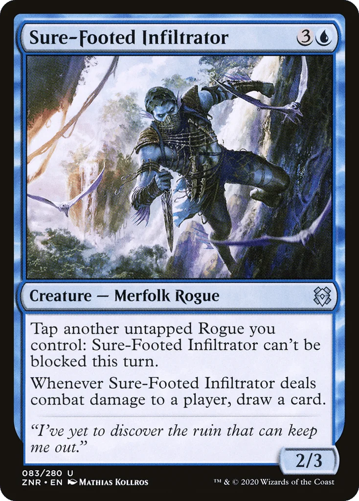 Sure-Footed Infiltrator · Zendikar Rising
