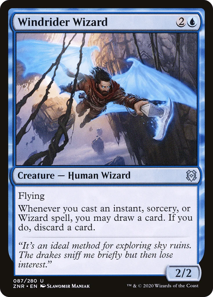 Windrider Wizard · Zendikar Rising