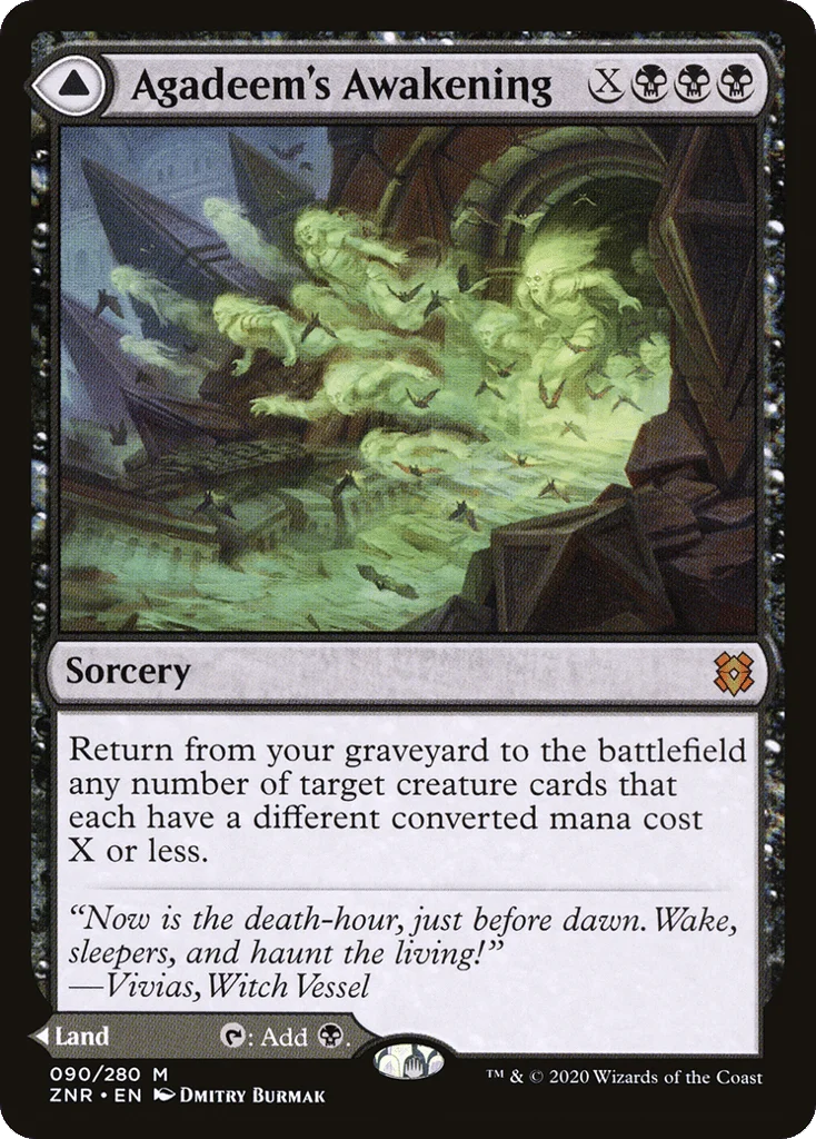 Agadeem's Awakening // Agadeem, the Undercrypt · Zendikar Rising