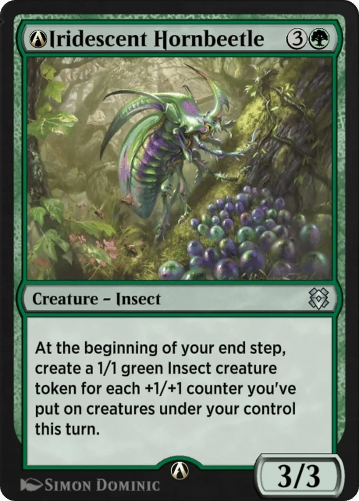 A-Iridescent Hornbeetle · Zendikar Rising
