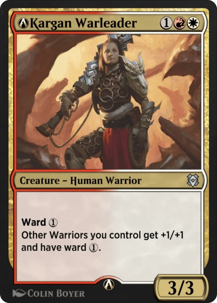 A-Kargan Warleader · Zendikar Rising