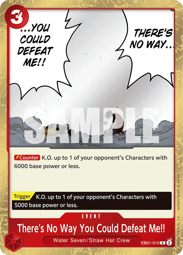 There's No Way You Could Defeat Me!! · Memorial Collection