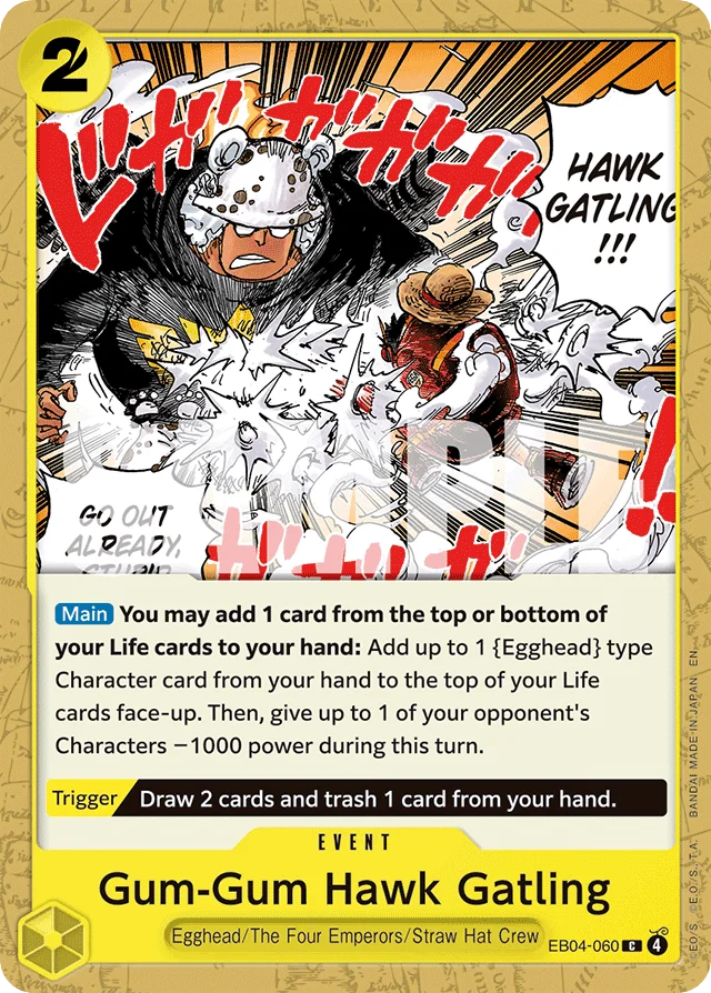Gum-Gum Hawk Gatling · Egghead Crisis