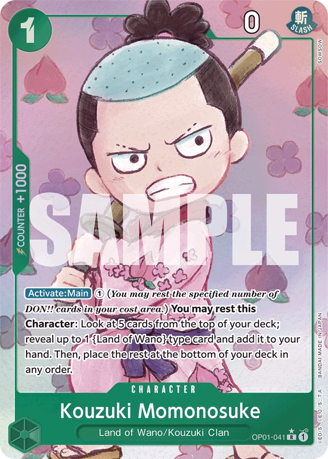 Kouzuki Momonosuke · Romance Dawn