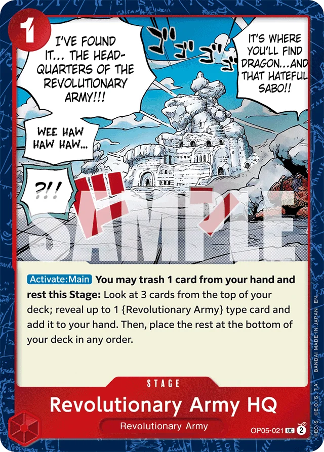 Revolutionary Army HQ · Awakening of the New Era