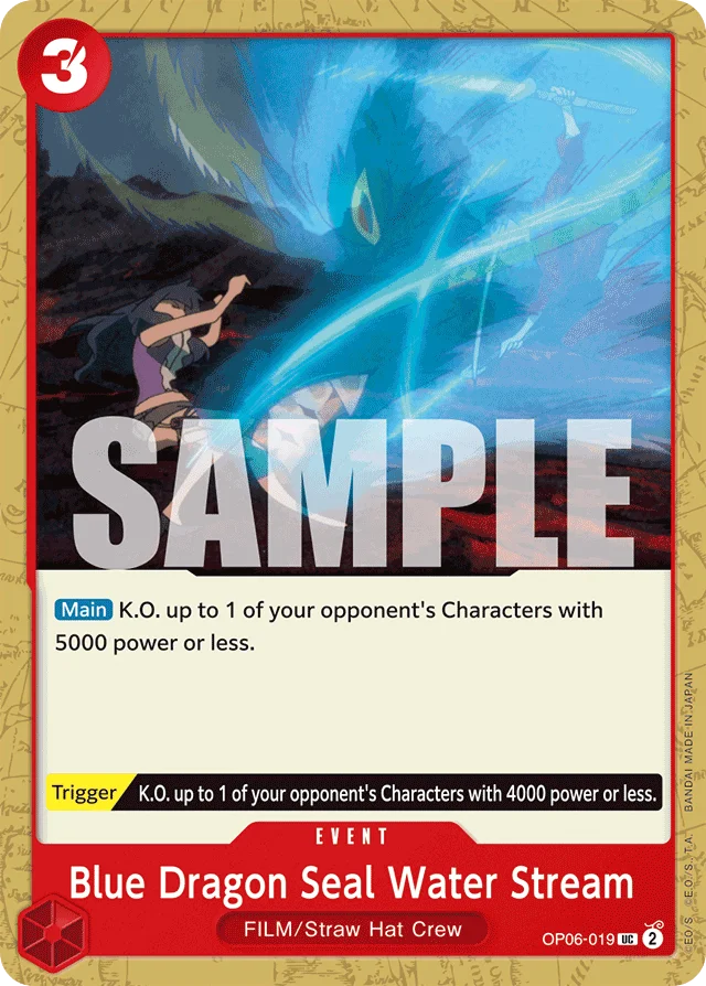 Blue Dragon Seal Water Stream · Wings of the Captain