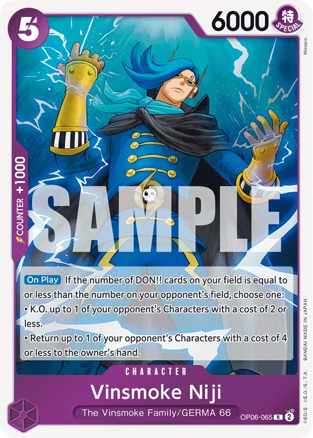 Vinsmoke Niji · Wings of the Captain