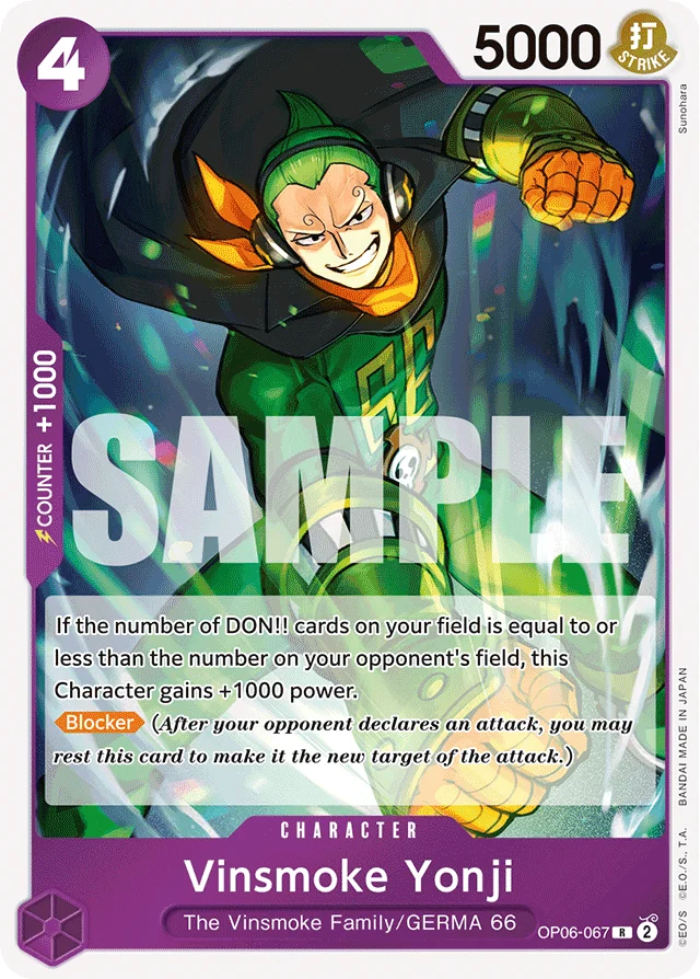 Vinsmoke Yonji · Wings of the Captain