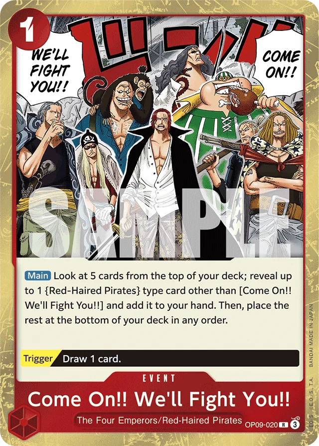 Come On!! We'll Fight You!! · Emperors In The New World