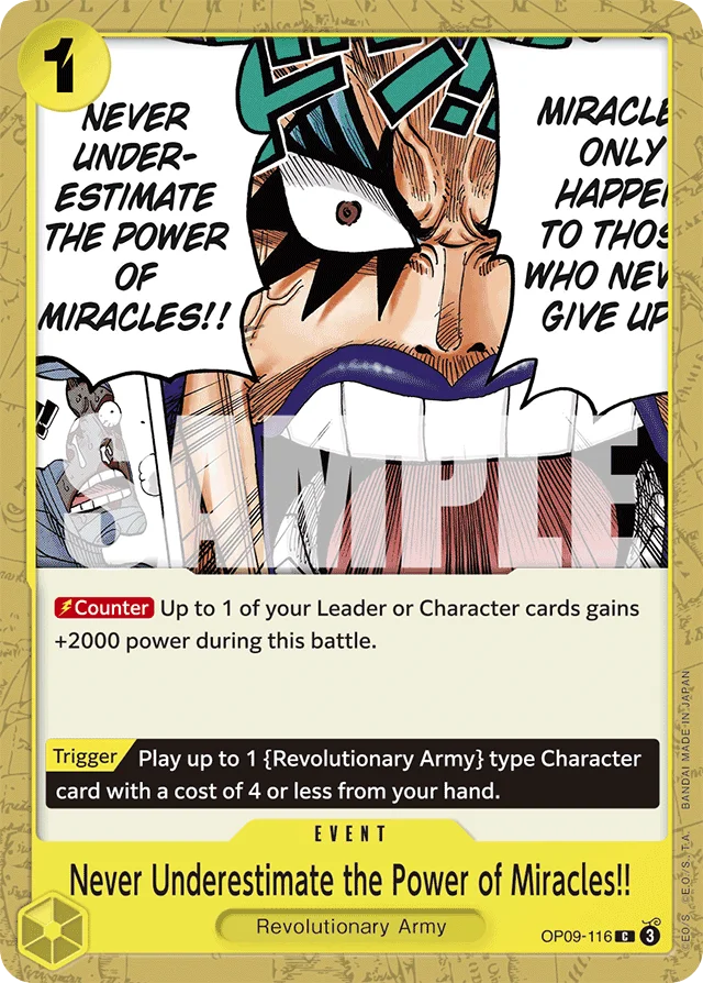 Never Underestimate the Power of Miracles!! · Emperors In The New World