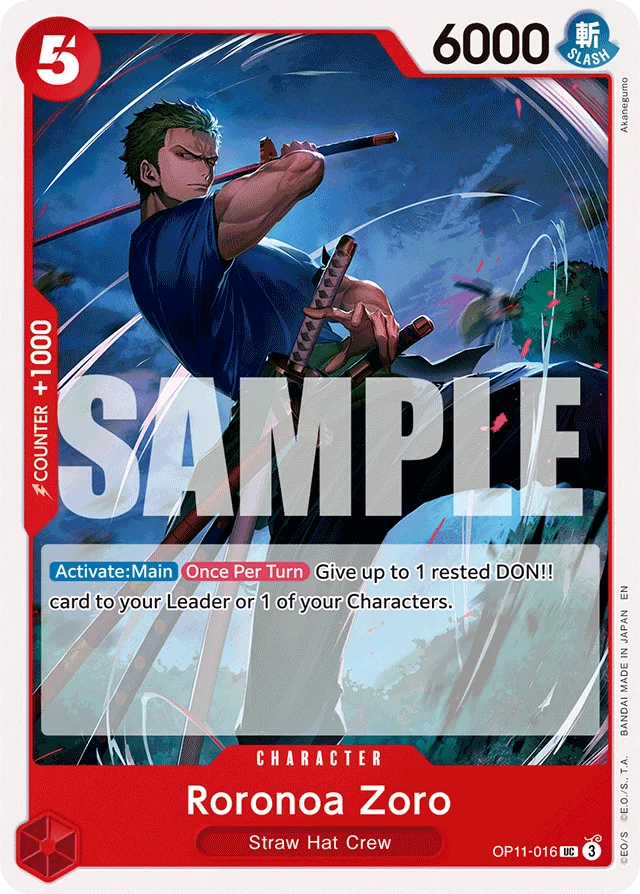 Roronoa Zoro · A Fist Of Divine Speed