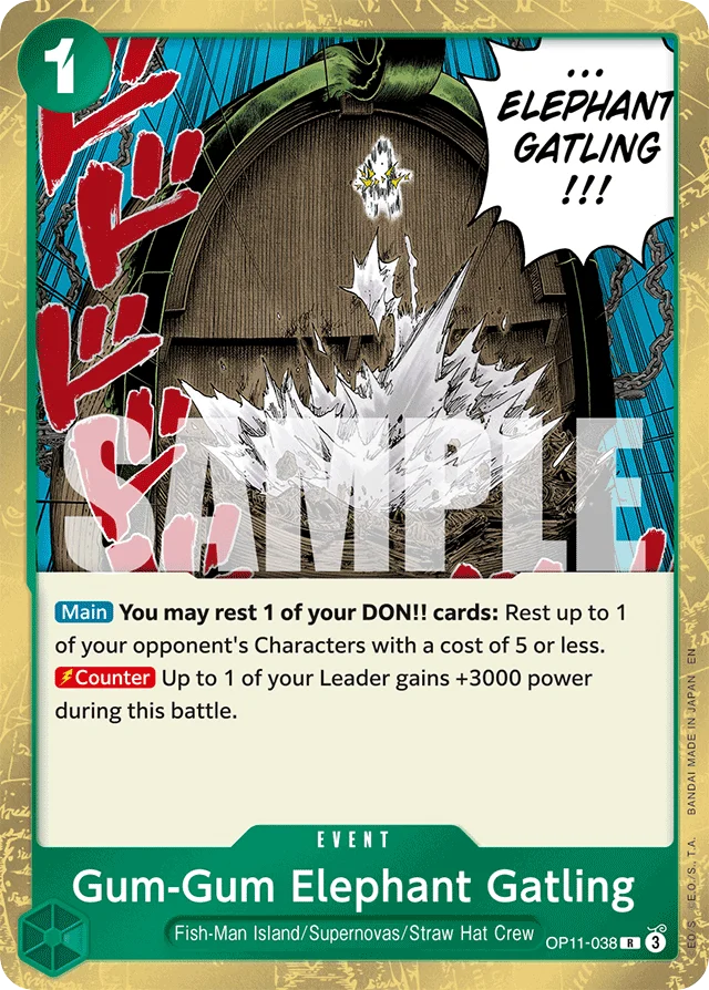 Gum-Gum Elephant Gatling · A Fist Of Divine Speed