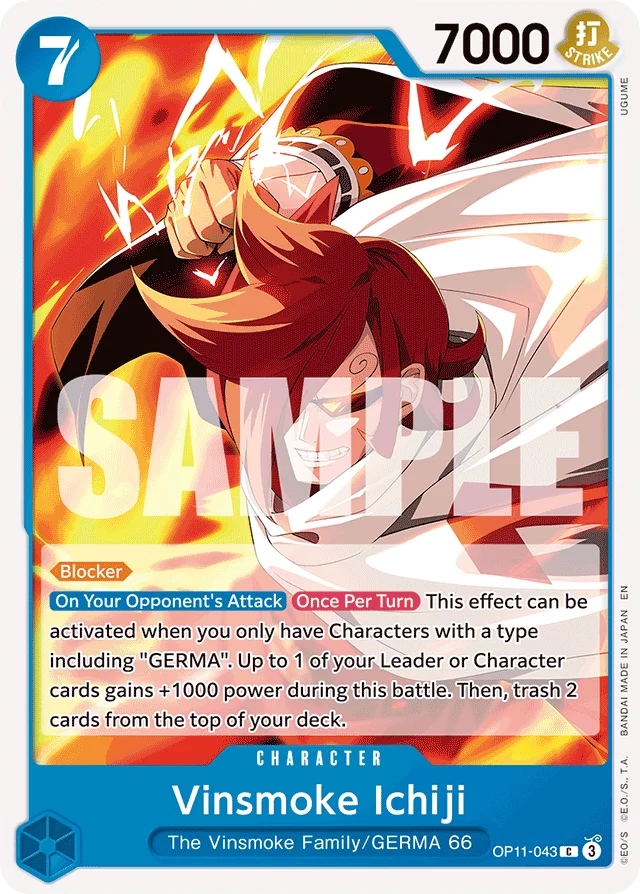 Vinsmoke Ichiji · A Fist Of Divine Speed