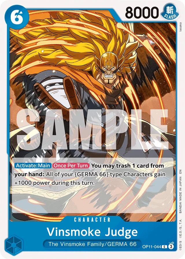 Vinsmoke Judge · A Fist Of Divine Speed