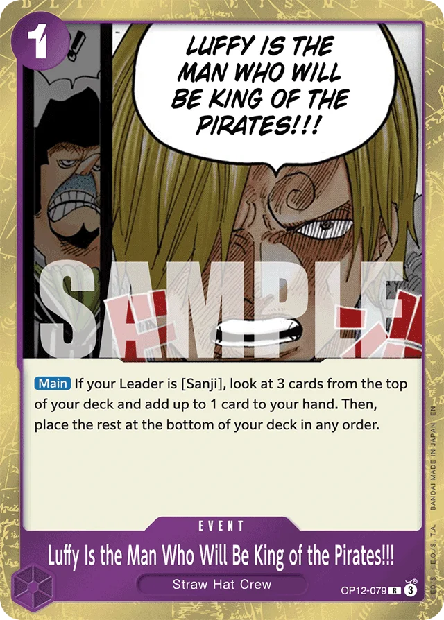 Luffy Is the Man Who Will Be King of the Pirates!!! · Legacy of the Master