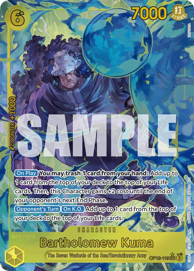 Bartholomew Kuma · Legacy of the Master