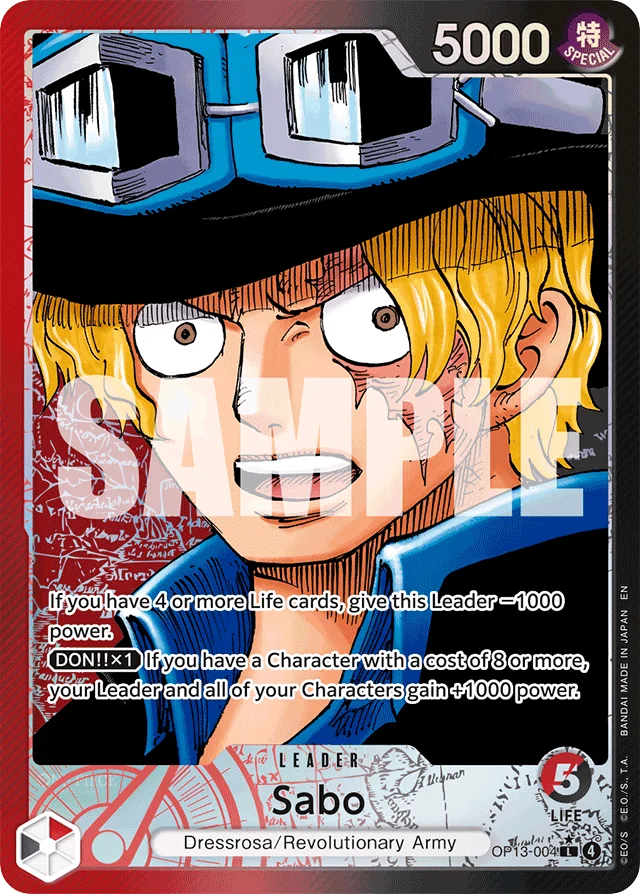Sabo · Carrying On His Will