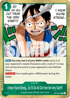 I Know You're Strong... So I'll Go All Out from the Very Start!!!