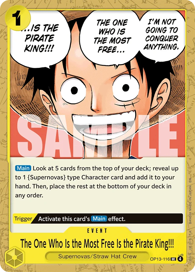 The One Who Is the Most Free Is the Pirate King!!! · Carrying On His Will