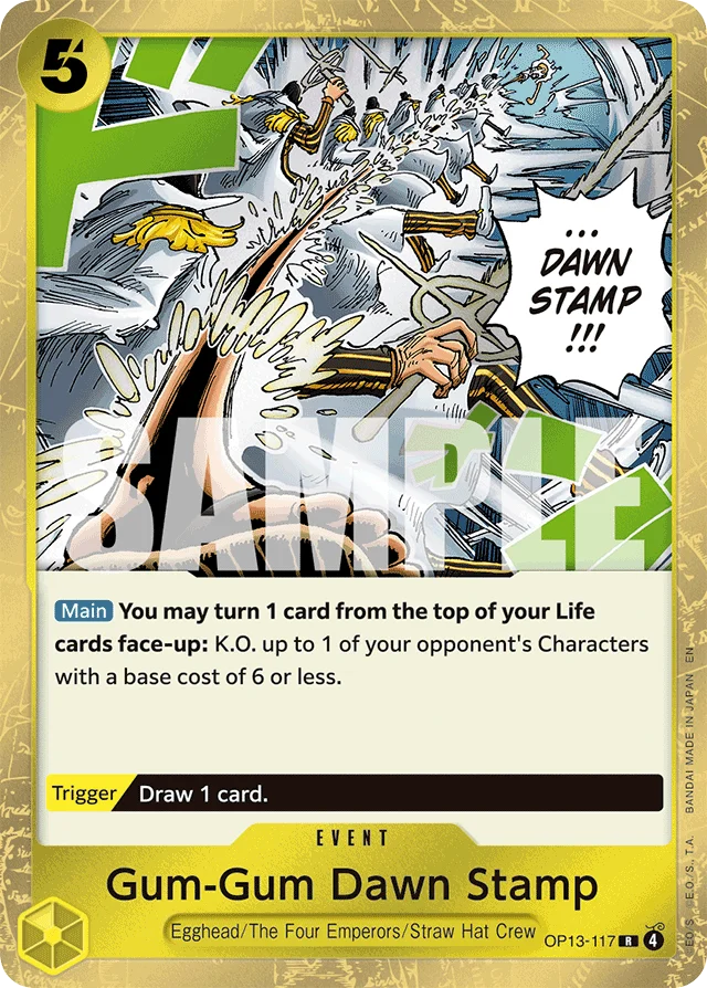 Gum-Gum Dawn Stamp · Carrying On His Will