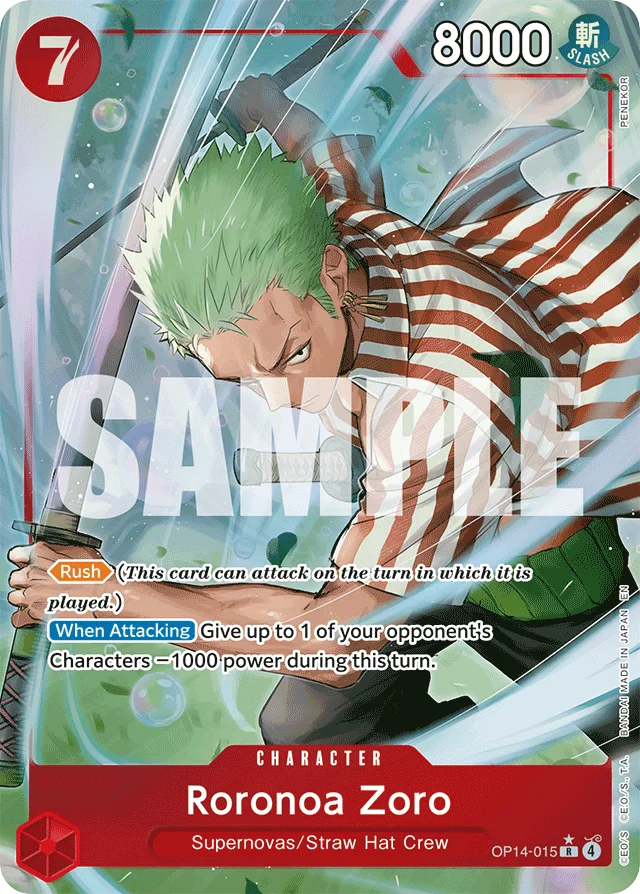Roronoa Zoro · The Azure Sea's Seven