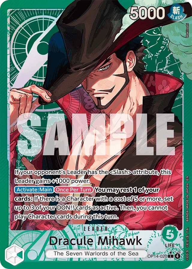 Dracule Mihawk · The Azure Sea's Seven