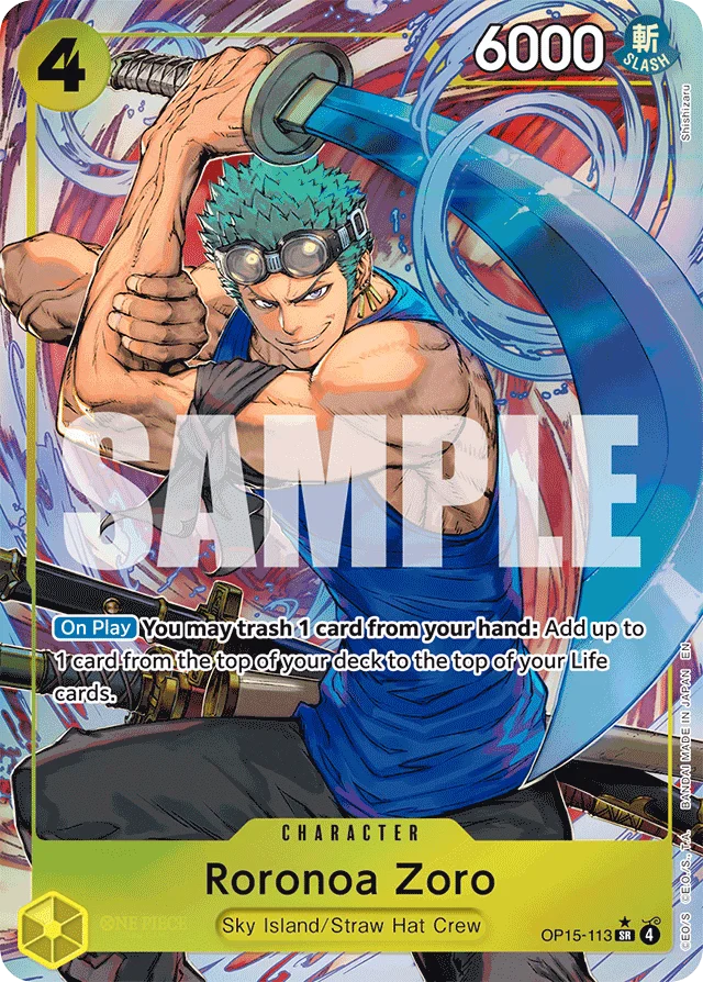 Roronoa Zoro · Adventure on Kami's Island