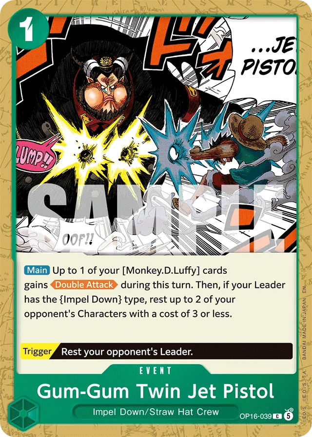 Gum-Gum Twin Jet Pistol · The Time Of Battle